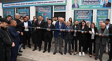 Gördes'te Cumhur İttifakı Seçim Bürosu açıldı