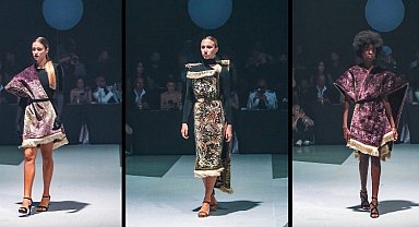 Halılardan oluşan ilk moda koleksiyonu