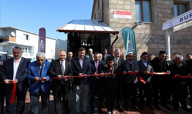 İnegöl'de Mevlana Camii dualarla açıldı