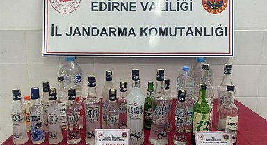 İpsala'da kaçak alkol operasyonu