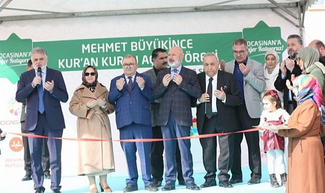 Kayseri Kocasinan'da Mehmet Büyükince Kur'an Kursu açıldı