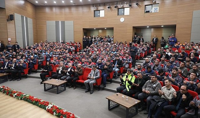 Kayseri Melikgazi personeline deprem teşekkürü