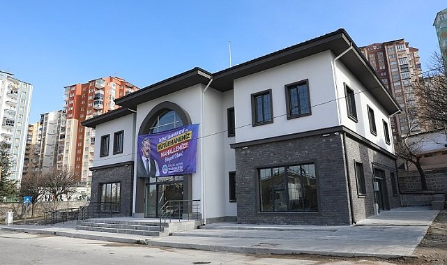 Kayseri Melikgazi'den Şirintepe'ye şirin kütüphane
