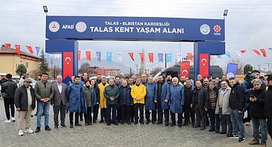 Kayseri Talas'tan çifte mesaj