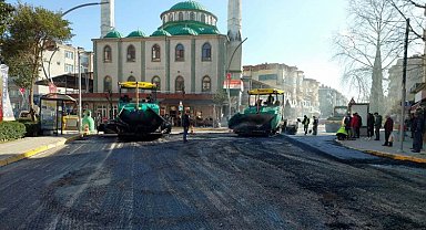 Kocaeli'de üstyapı çalışmaları sürüyor