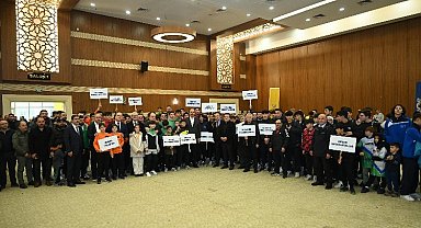 Konya'da amatör spor kulüplerine malzeme desteği