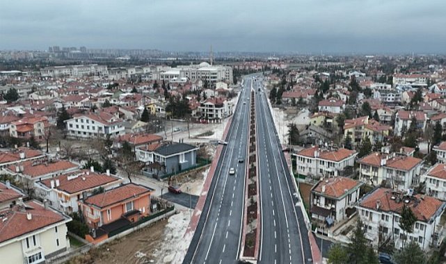 Konya'da Necmettin Erbakan Caddesi'nin bir etabı daha hizmete alındı