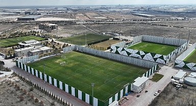 Konyaspor'un yeni tesisi için çalışmalar sürüyor