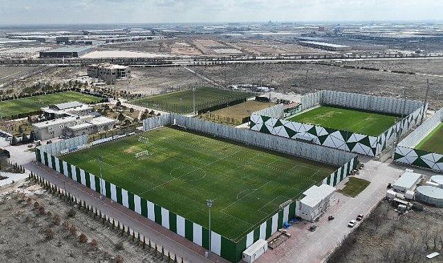 Konyaspor'un yeni tesisi için çalışmalar sürüyor
