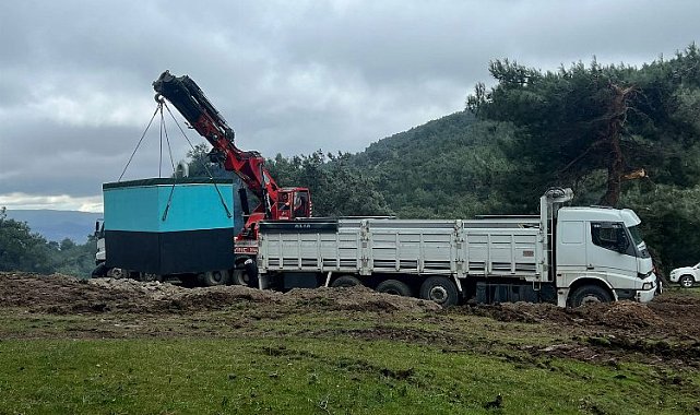 Manisa Akhisar'da Kurtulmuş'a yeni içme suyu deposu
