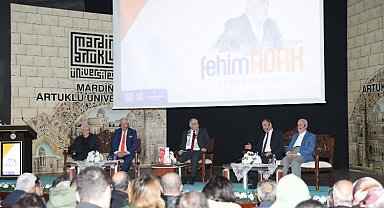 Mardin'de eski bakanlardan Fehim Adak için anma programı düzenlendi