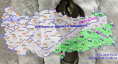 Meteoroloji'den buzlanma ve don uyarısı