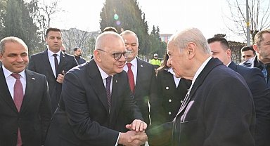 MHP Lideri Bahçeli Manisa'da