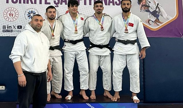 Sakaryalı judocu Sedat Durmuş Erzurum'da podyuma çıktı
