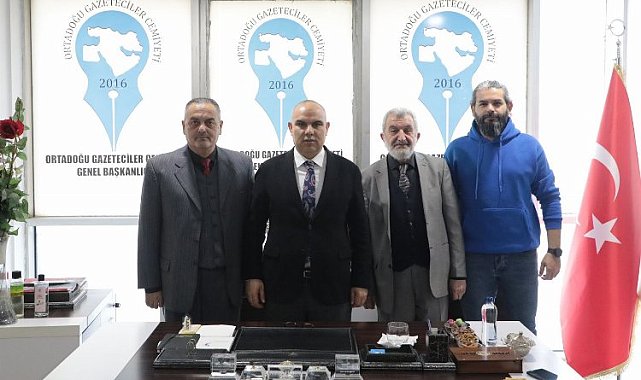 Vali Koç'tan Ortadoğu Gazeteciler Cemiyeti'ne ziyaret