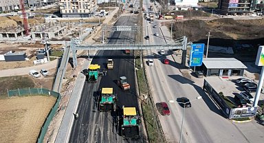 Yeşilova-Solaklar Kavşağı'nda çalışmalar sürüyor