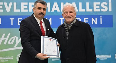 Yıldırım'da imar tasarrufu