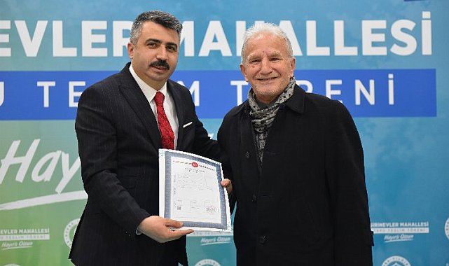 Yıldırım'da imar tasarrufu
