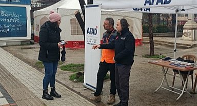 AFAD depreme karşı bilgilendirdi