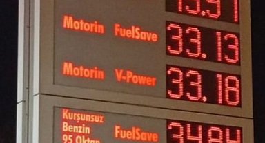 Akaryakıt istasyonlarındaki fiyat tabelalarına 'İletişim' yanıtı