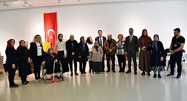  ALBAM sakinlerinden Yaşlılar Haftası sergisi