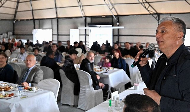 Antalya Muratpaşa'da apartman görevlileriyle buluştu