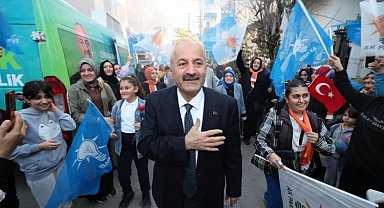 Başkan Adayı Büyükgöz'e coşkulu karşılama