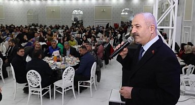 Başkan Büyükgöz mesai arkadaşlarını iftarda ağırladı