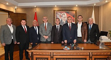 Başkan Ergün MESOB'ta