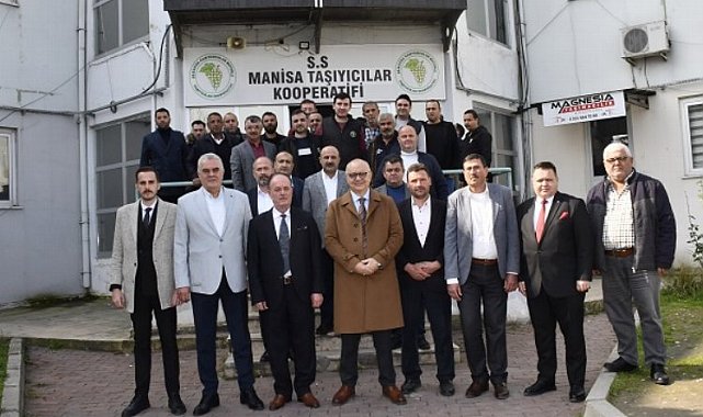 Başkan Ergün'den Kamyoncular Kooperatifine müjde