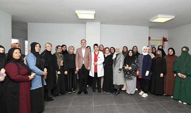 Başkan Taban Huzur Mahallesi İnesmek Kurs Merkezini ziyaret etti