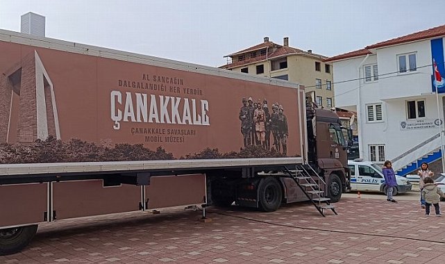 Bilecik Pazaryeri'nde 'Mobil Müze Tır'a yoğun ilgi