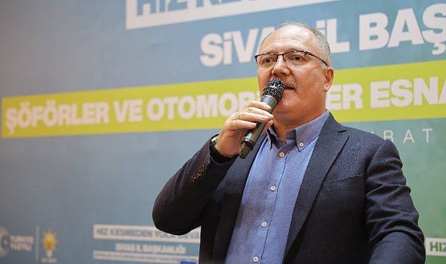 Bilgin, şoförler ve otomobilciler esnafı ile buluştu