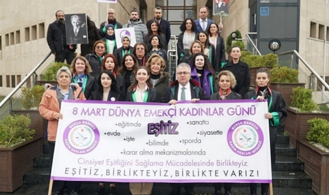 Bursa Barosu'ndan 8 Mart mesajı