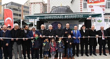 Bursa Osmangazi'den bir camiye daha hizmet