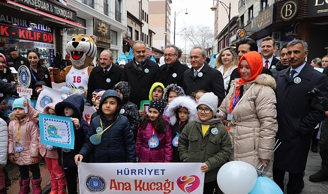 Bursa'da Barış için su yürüyüşü