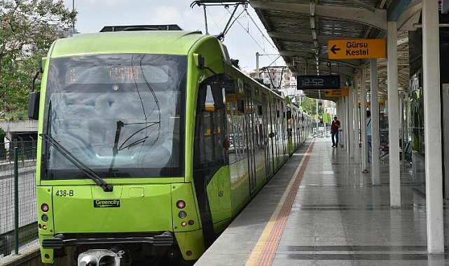 Bursa'da raylı sistem hattına yenileri ekleniyor