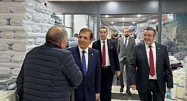 Bursa'da YRP adayı Sedat Yalçın'dan BUTTİM ziyareti