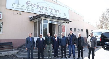 Büyükkılıç'tan Erciyes Feneri Derneği Marketi'ne ziyaret