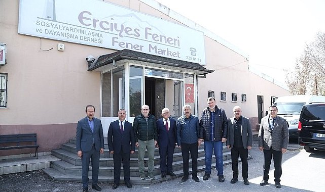 Büyükkılıç'tan Erciyes Feneri Derneği Marketi'ne ziyaret