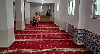 Çayırova'da ibadethaneler temizleniyor