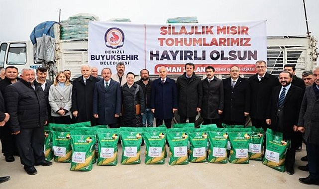 Çiftçilere mısır tohumu desteği
