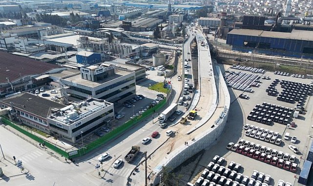 Darıca'daki köprü inşaatında sona doğru