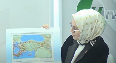 Deprem projelerini açıklarken deprem oldu