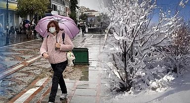 Doğu'ya kar, Marmara'ya kuvvetli yağış uyarısı