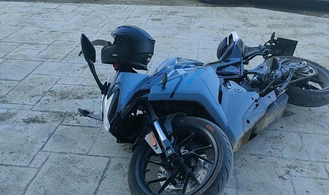 Düzce'de motor kazası