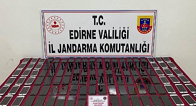 Edirne'de 280 Bin TL değerinde kaçak telefon ekranı ele geçirildi!