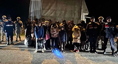 Enez'de 29 düzensiz göçmen ve 1 organizatör yakalandı!