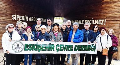 ESÇEVDER üyeleri Çanakkale'de tarihi soludu