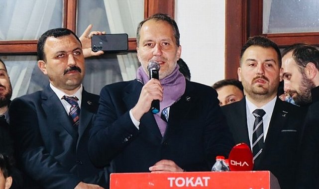 Fatih Erbakan Tokat'ta Yüksek Kahve'de vatandaşlara seslendi